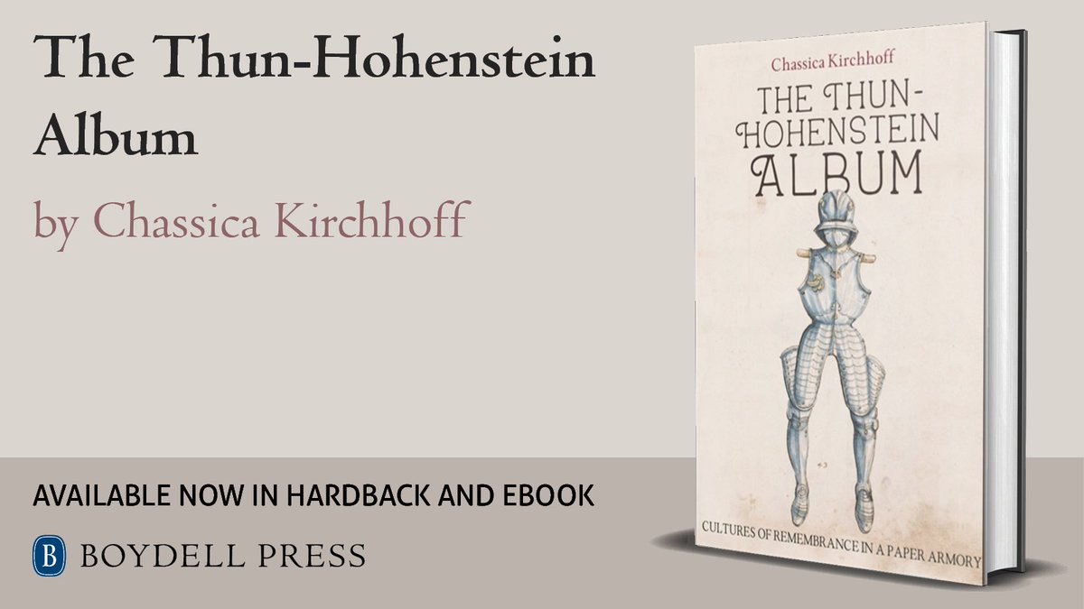 boydellbrewer's tweet photo. Building on Pierre Terjanian’s groundbreaking work, Chassica Kirchhoff’s new book explores the depictions of armour in the Thun-Hohenstein Album and the vibrant artistic and cultural contexts that created them. https://t.co/PRRzlVHaa2
#Armour #Medievaltwitter @metmuseum https://t.co/eizmP2nIDw