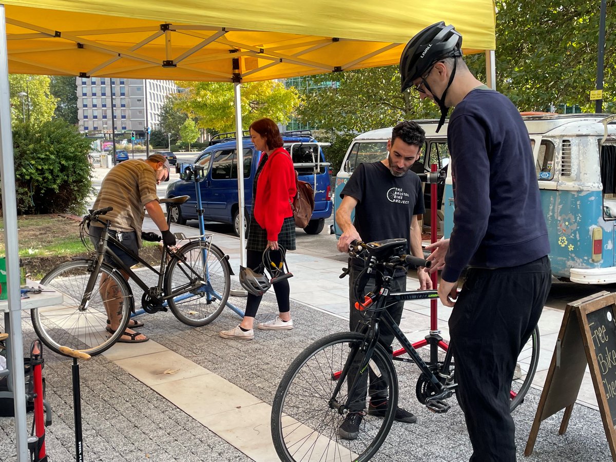 nordproperty's tweet image. It's the 100th anniversary of #BikeWeek and we continue to champion active travel and #cyclingtowork at #OnePortwallSquare #Bristol #Bristolcycling