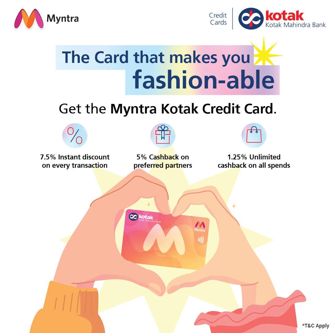 Looking for trends in fashion? Here's what's trending #MyntraKotakCreditCard #TrendingToday @myntra