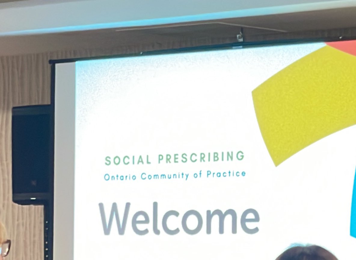 CACHC_ACCSC's tweet photo. Today our team is at the @AllianceON Social Prescribing Community of Practice! We are all looking forward to this learning and connecting with our colleagues. #SupportCHCs https://t.co/w4dd1Mu3UE