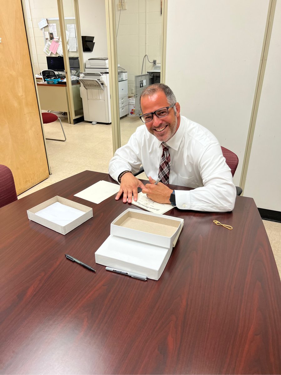 Graduation is getting closer! Today, Mr. Eyler is signing the diplomas for the Class of 2023! 12 more days until we get to celebrate on the football field of Matawan Regional High School!!! Who’s excited?!?!?