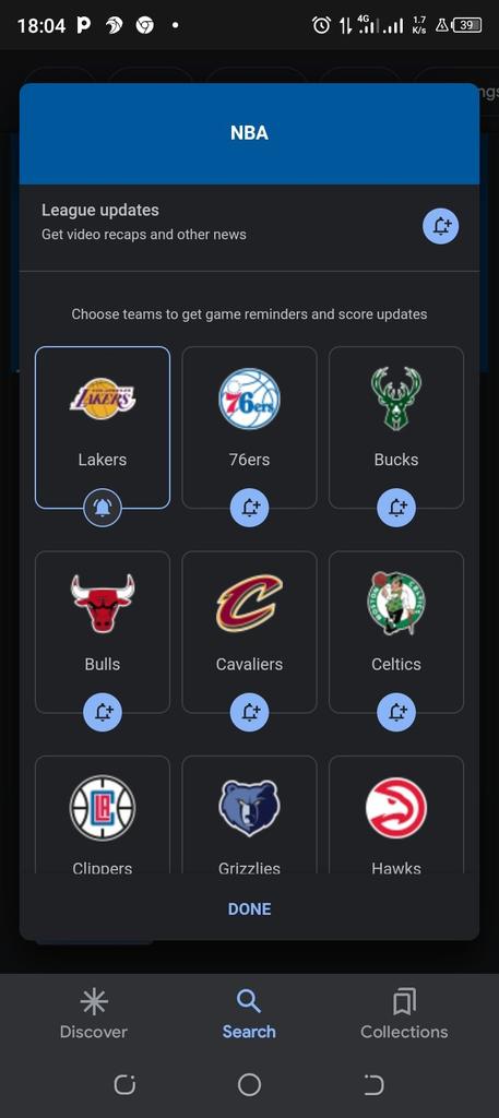 My good peep habari njema hapa. Kuna new features from Google for you to enjoy. Get your favourite NBA or Formula One team notification alerts instantly.
Use this link goo.gle/epl8 to subscribe to premier league alerts  
#SearchIsLife
#SearchNiLife 
#FindWithGoogle
#AD