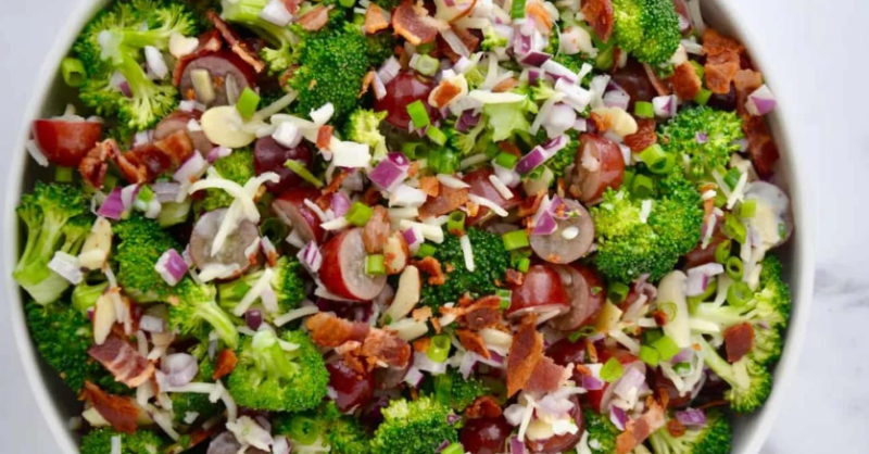 _just_a_taste's tweet photo. Try this very easy  and yummy broccoli salad with bacon recipe.