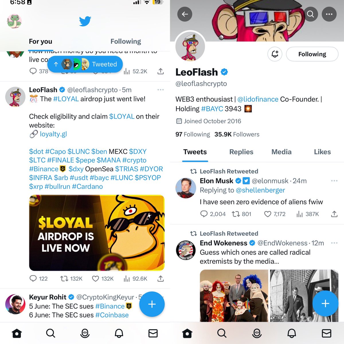 MAXIvsMAXI's tweet photo. @elonmusk @leoflashcrypto scam accounts that are verified are really pushing garbage.
Exactly 132k like and retweets/quotes🙄 something is not adding up and this hurts the Crypto community.
$snoil #scam #btc #bnb #bot #scamcoin #scamaccount https://t.co/xC1mRb1KkR