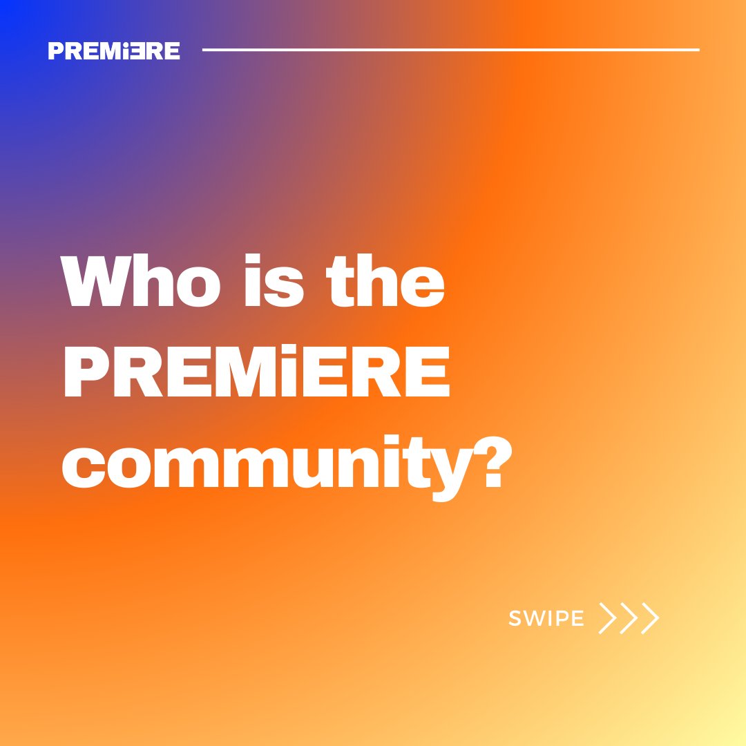 PremiereEu's tweet image. Your participation matters. 🧡

We want to build a wide and diverse community of people and professionals involved in performing arts. 🚶🏾‍♀️👨🏼‍🦽🚶
#PremiereEU
