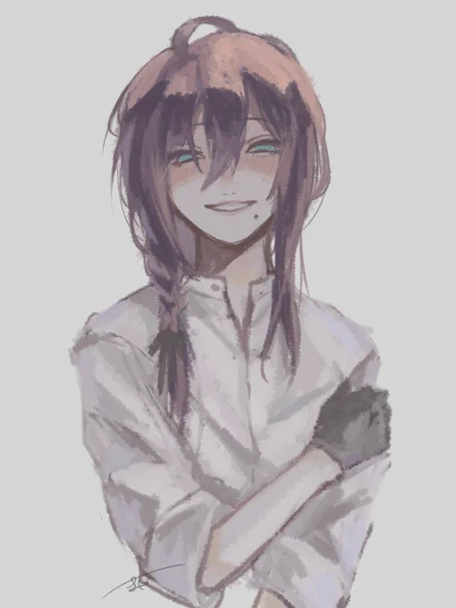 描くだけ描いて眠らせていたマヨイの落描きたちです 誕生日なので。
