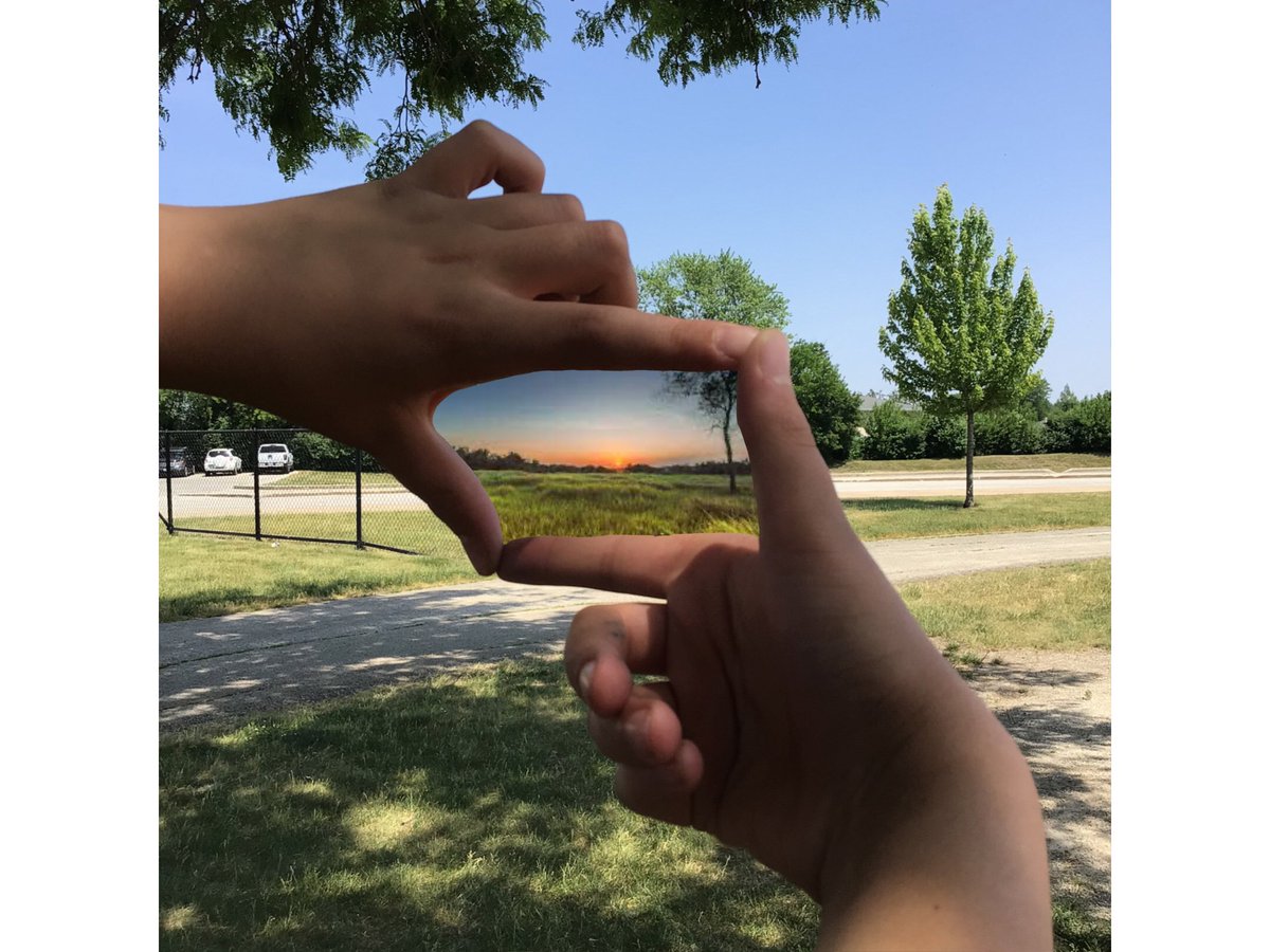 7th Graders got outside for their optical illusion photography works! Part 2 <a href="/JerlingJayhawks/">Jerling Junior High</a> <a href="/OSD135/">Orland District 135</a>