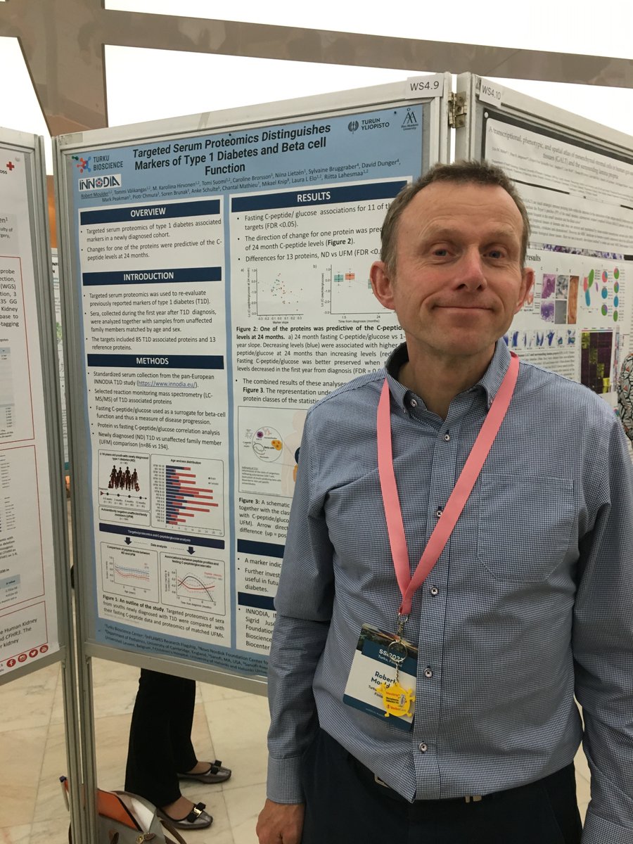 Anna, Bilal, Inna and Robert presenting their posters at  SSI2023 symposium. @SSI_immunology @FinnSocImm @EFIS_Immunology @BioscienceTurku @UniTurku