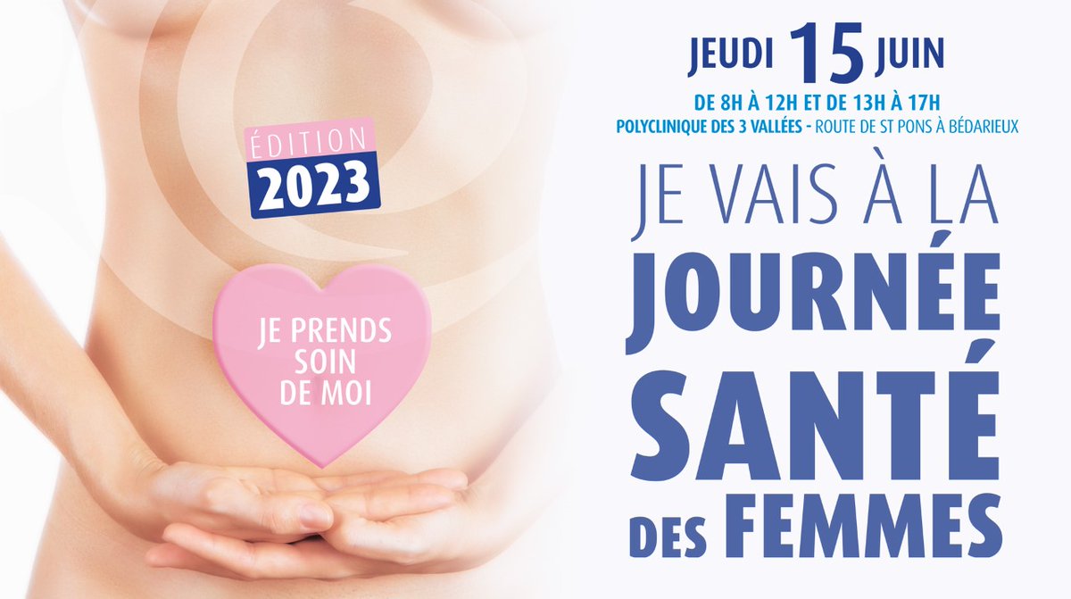 msa_languedoc's tweet photo. Vous êtes une femme entre 25 et 74 ans ? 👭

Participez à la journée #Sante des femmes pour être informée des principaux #Cancers de la #femme. 

🗓️RDV le 15 juin  
🕗De 8h à 12h et de 13h à 17h
📍Polyclinique des 3 vallées - Route de St Pons à Bédarieux

@CRCDCoccitanie https://t.co/1IHZ3VcRne