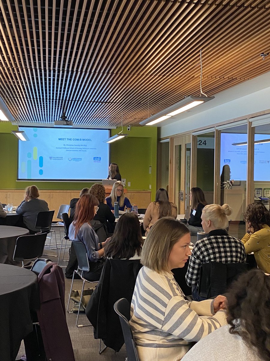 Great morning at the <a href="/maritimespor/">MSSU</a> Behaviour Change Boot Camp learning how to diagnosis behaviours and meeting the COM-B Model