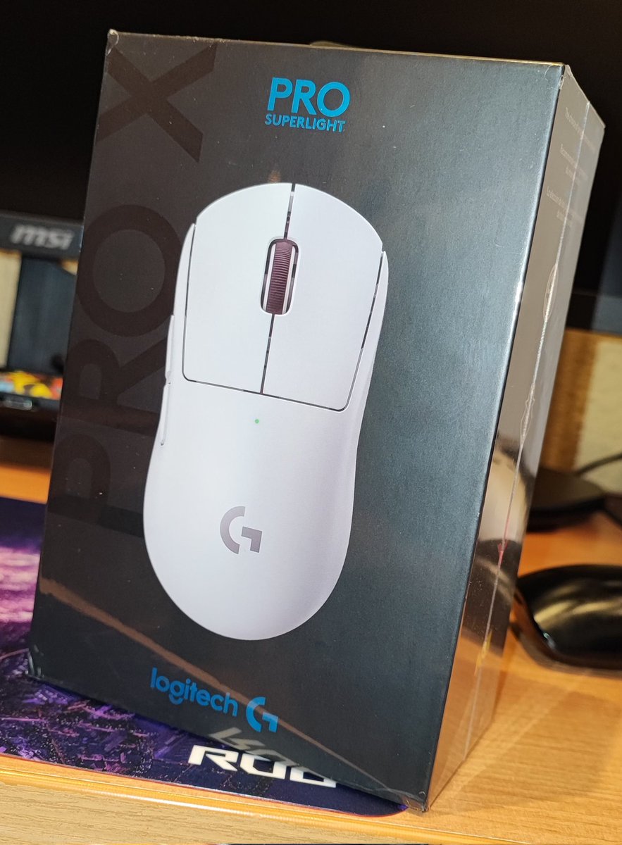 Eiron_2's tweet photo. Ya tengo mi #LogitechProXSuperlight de @LogitechG_ES @LogitechGesport y tengo unas ganas de probarlo...
Vamos a reventarlo! 😜 https://t.co/BCbN8ZY2KF