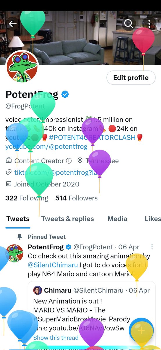 FrogPotent's tweet photo. Happy birthday to me https://t.co/Ozxs8LEQAO