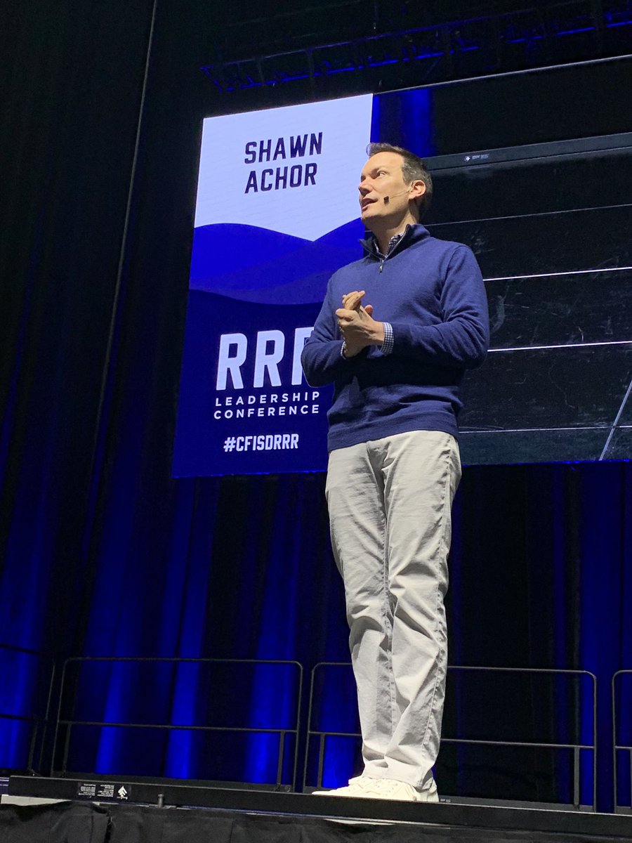 Excited to make positive change and forward progress with the #happinessadvantage! @shawnachor #CFISDRRR