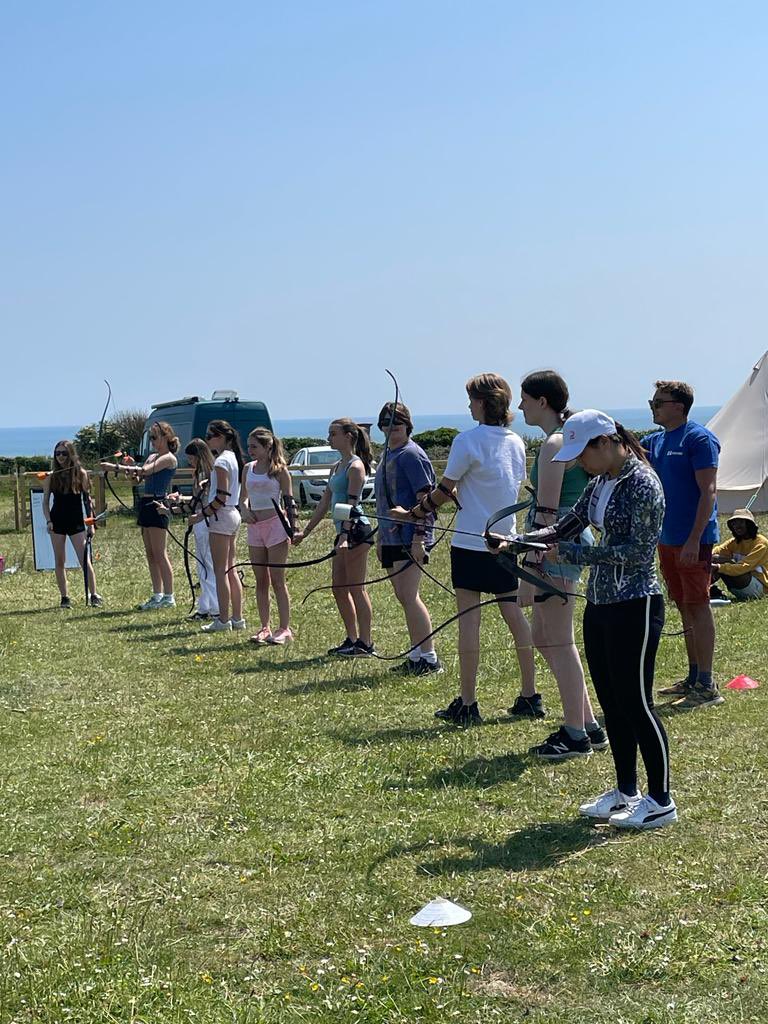 Good to see Y10 have arrived, accommodation sorted, and in action already in the stunning Isle of Purbeck! #underthestars #ActivitiesweekWHS @WimbledonHigh