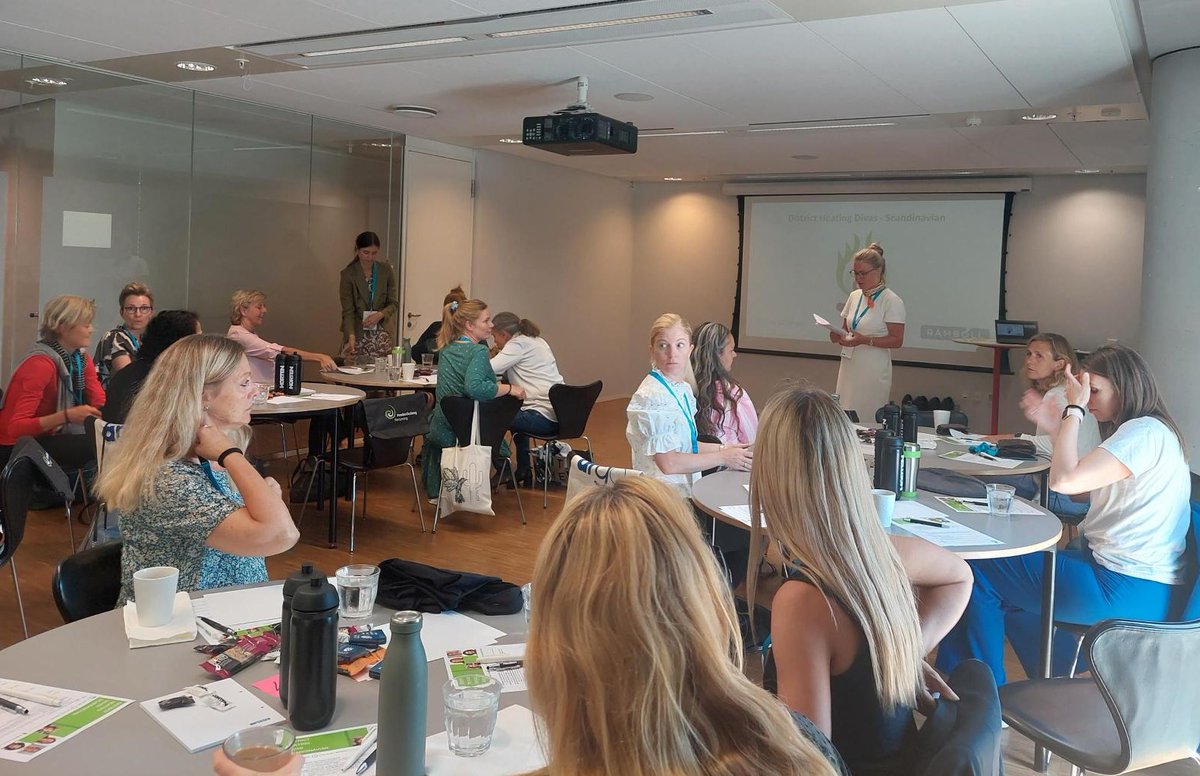 EuroheatPower's tweet photo. We're thrilled to be part of the launch of the #Distict #Heating #Divas #Scandinavian #Network in #Copenhagen today!🤩

Let's bridge the #gender gap &amp; create a #diverse #network to fully unlock the potential of #District #Heating &amp; #Cooling💪 https://t.co/AI4XMmrYHv