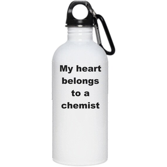 Water Bottle Gift For Chemist ~ Chemist Water etsy.me/3wMbxZT #printedbottle #stainlesssteel #ecofriendlygifts #reusablebottle <a href="/etsymktgtool/">Etsy Marketing Tools</a>