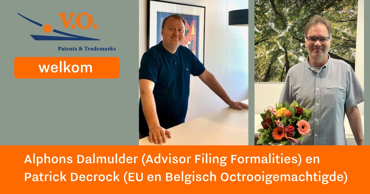 vopatents's tweet photo. Wij verwelkomen Alphons Dalmulder (kantoor Den Haag) en Patrick Decrock (kantoor Leuven) en wensen hen veel plezier in hun nieuwe werkomgeving! https://t.co/VYbO1nAZcx