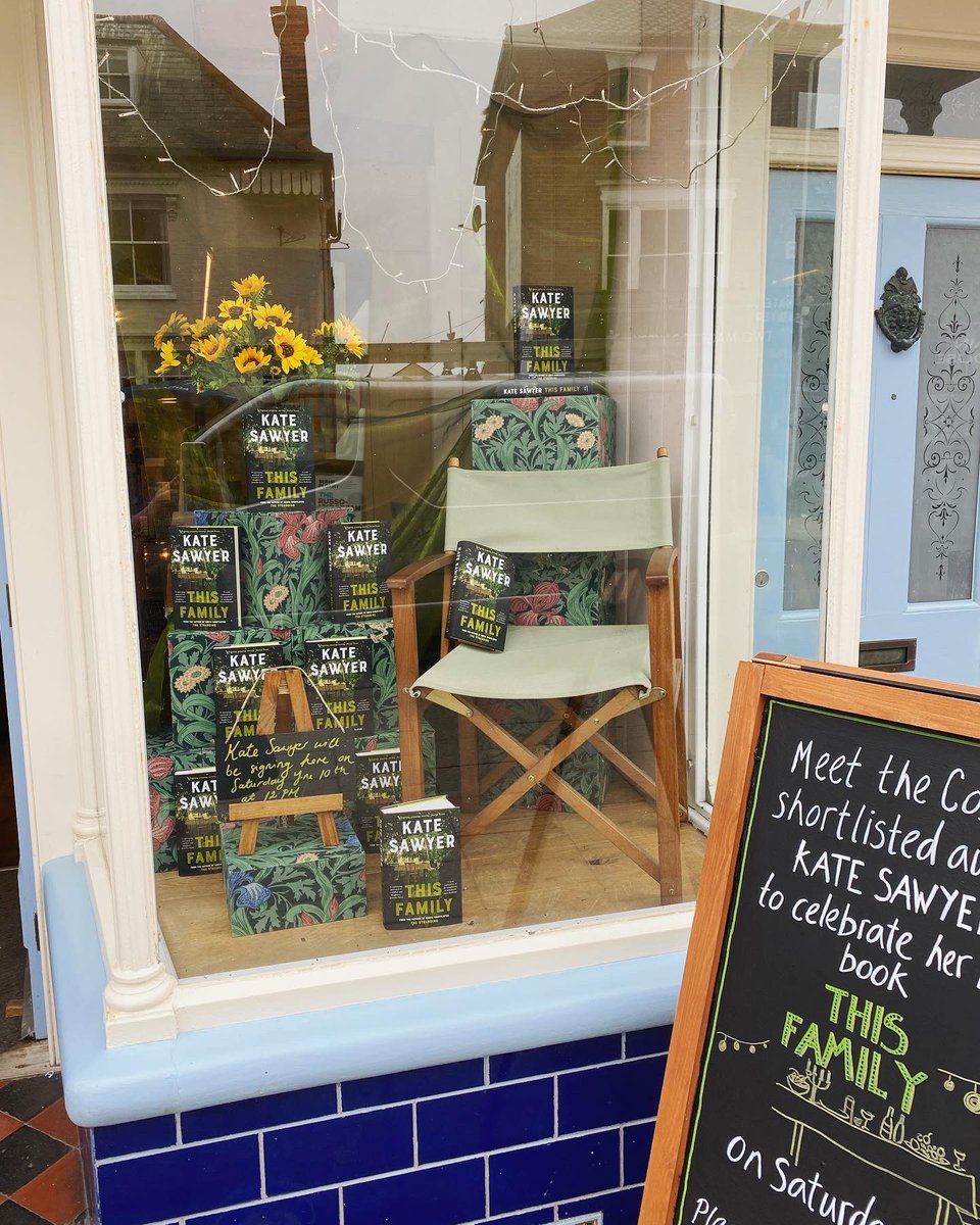 SouthwoldBooks's tweet photo. Costa shortlisted author @KateSawyer will be here at the shop this Saturday 10th June from 12PM to sign copies of her new novel #thisfamily No booking needed! Don’t miss! #hodderandstoughton #coronet #newpublishing #localauthor https://t.co/lFjdwfKmdA