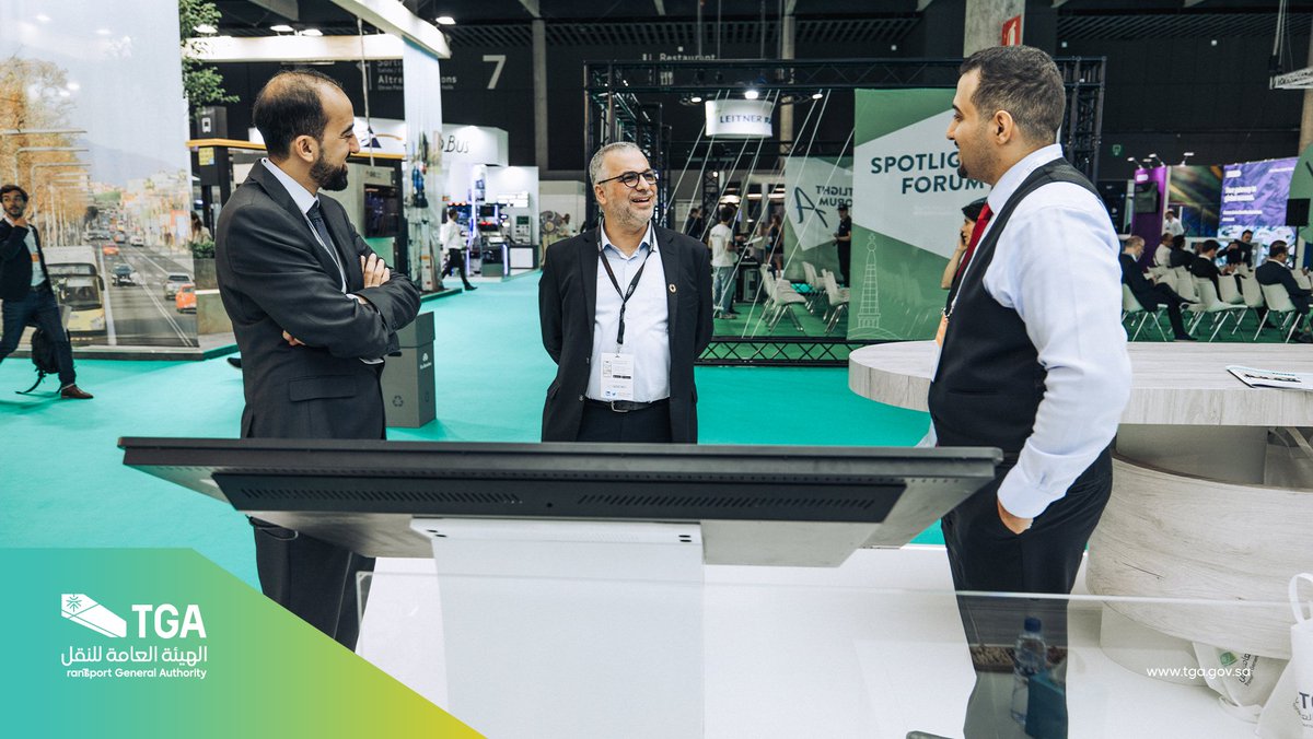 Saudi_TGA's tweet image. تعرفنا في ثاني أيام معرض الاتحاد الدولي للمواصلات العامة #UITPSummit على نخبة من المهنيين في قطاع النقل العام والمهتمين، وبحثنا فرص الابتكار، وتبادل الأفكار، وسبل تعزيز العلاقات الدولية لاستقطاب أفضل الشراكات العالمية.
#UITP2023 
#الهيئة_العامة_للنقل_TGA