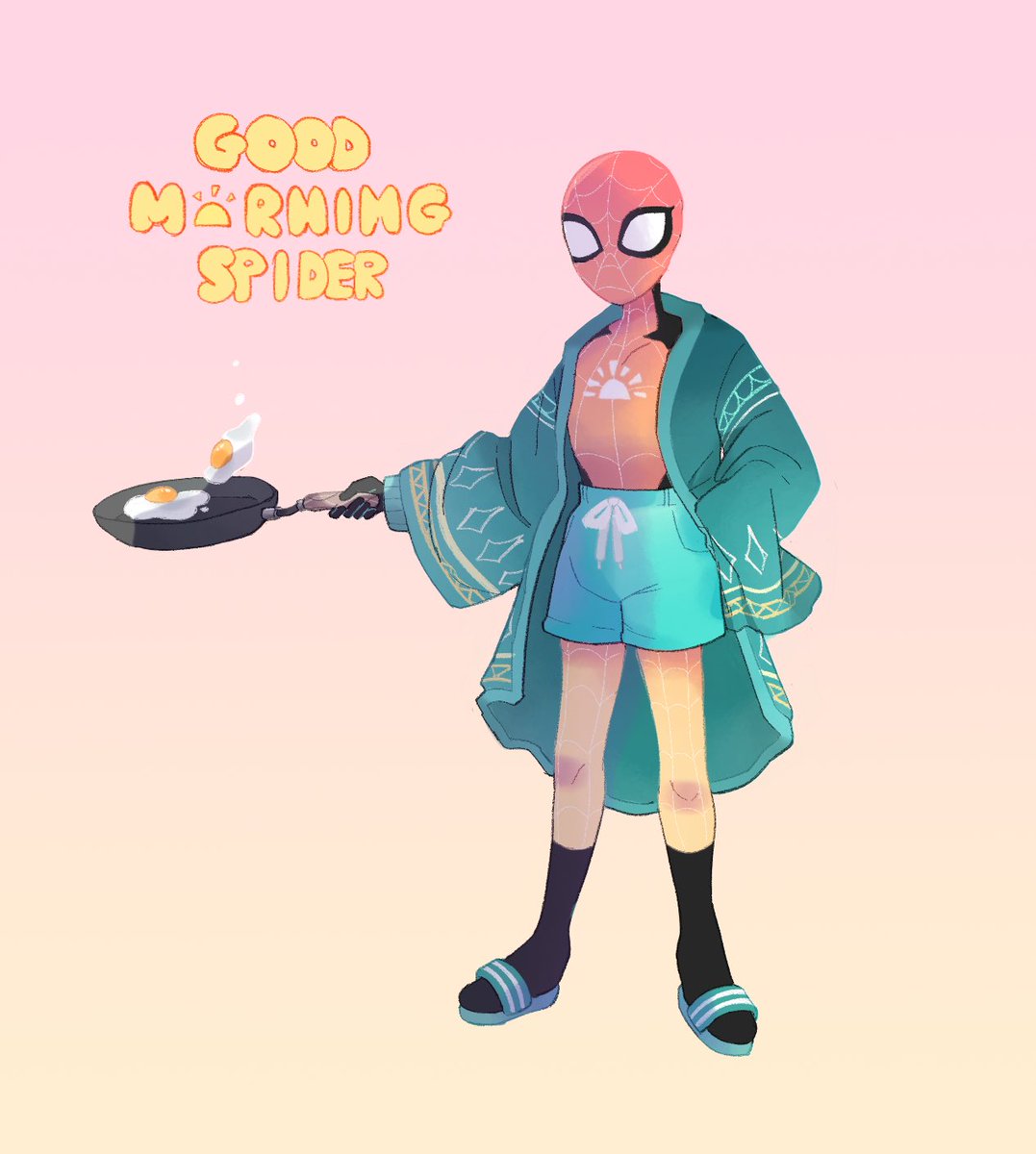 skipppppy_art's tweet image. She shows up in the middle of the movie’s chase sequence. Everyone freezes. Hands Miguel a homemade breakfast bagel. She goes home.