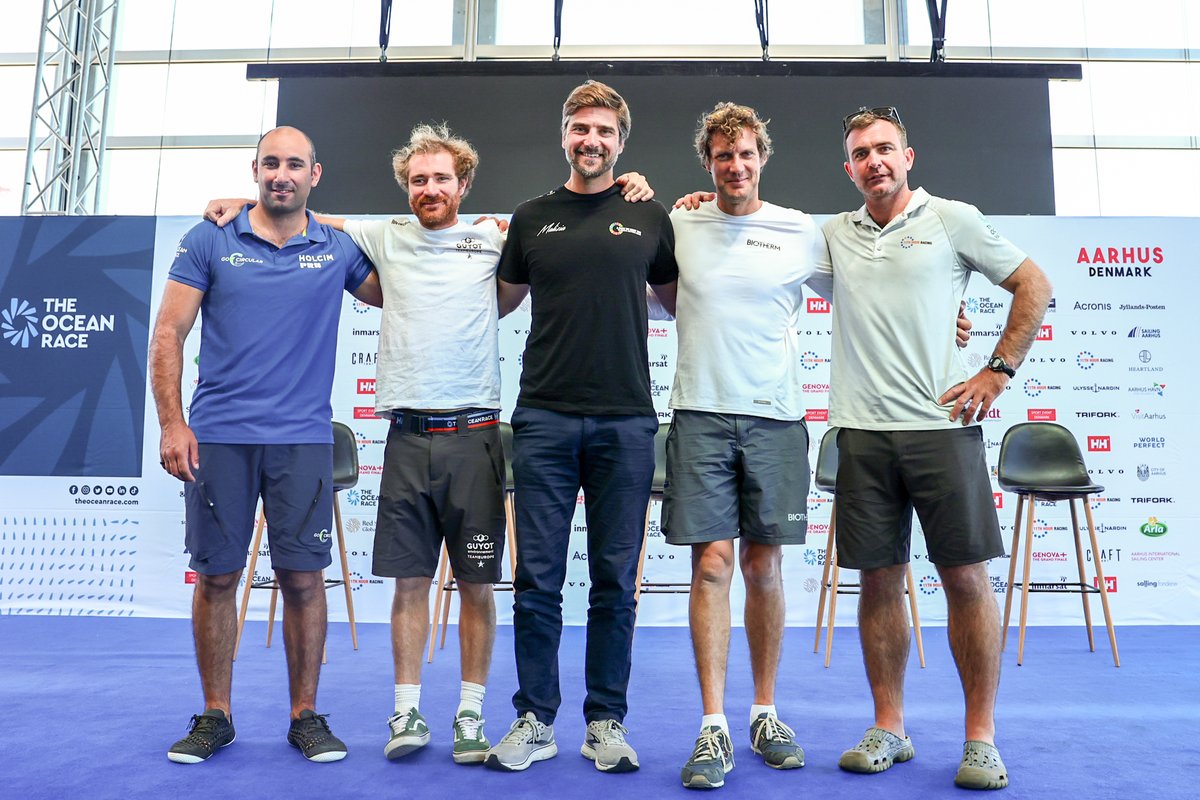 Afterwards, it was time for the IMOCA skippers who will go on Leg 6 of The Ocean Race, to do the #SkippersPressConference in Aarhus 🎙️

These were some of their best quotes 👇

#TheOceanRace