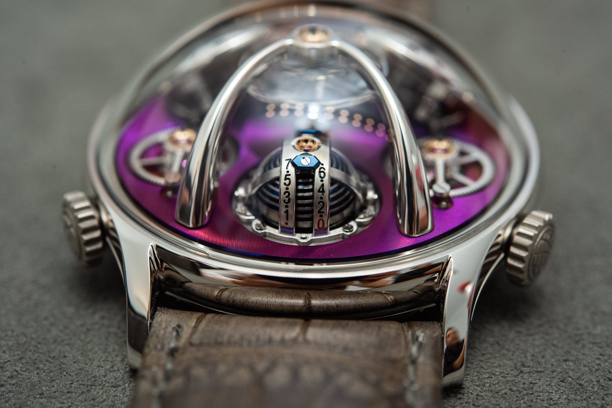 aBlogtoWatch's tweet photo. Dual time and dressed in purple the new @MBandF LMX Paris #watches for @chronopassion are the Legacy Machine at its finest. David goes hands-on today on #ablogtowatch 

https://t.co/Ruk8nW3UZS https://t.co/08RwyU1eZ4