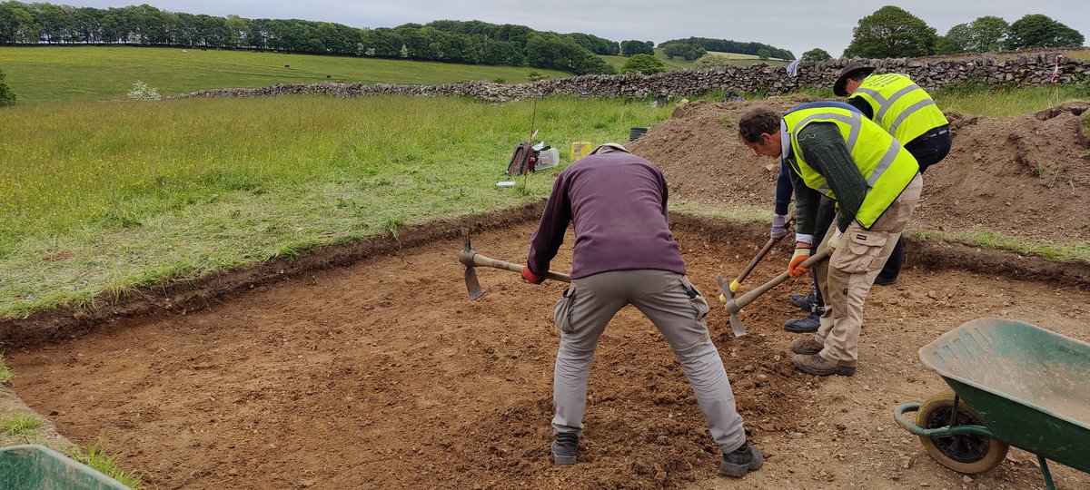 Day Two (Electric Boogaloo?) at the Sheldon chain-gang
#sheffieldarchaeology #excavation #Archaeology #prehistory #henge #Neolithic @UniShefArch @UniShefAH