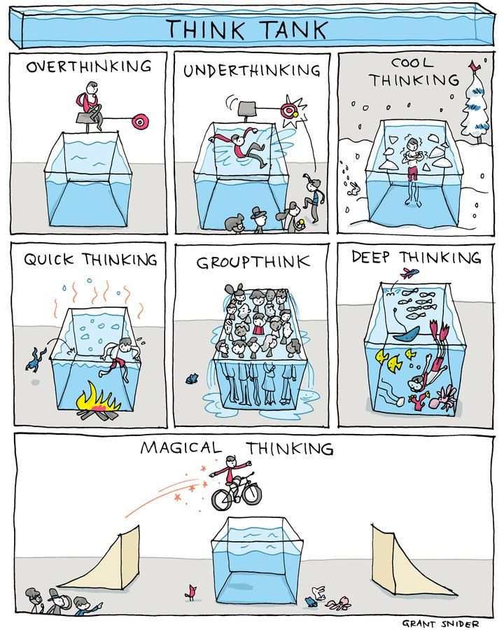 Often as leaders, we get valued for taking action, rather than for thinking about things. It leads to short-term perspectives rather than the strategic, big-picture, long-term thinking we need for complex problems. Making time for magical thinking, especially collective thinking,