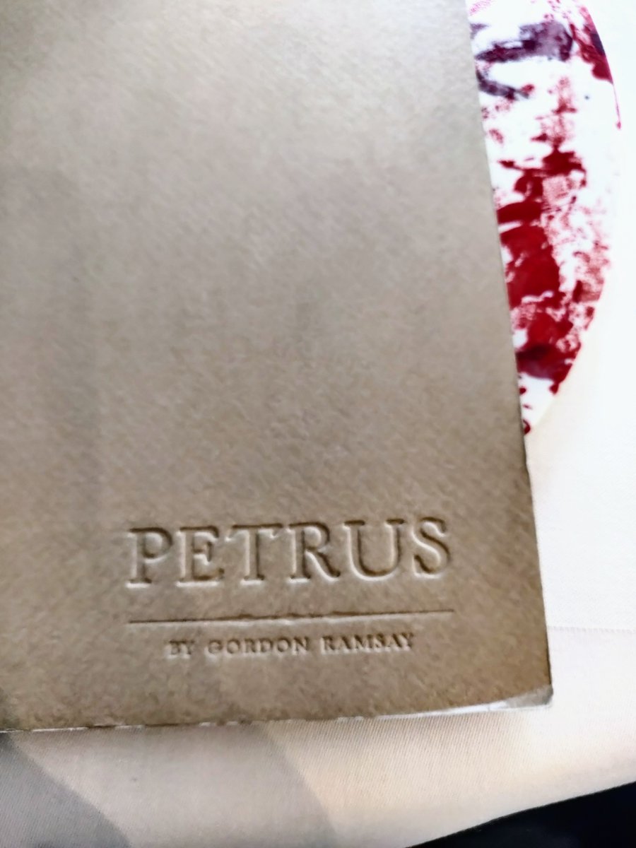 Just had the most amazing meal of my life at Petrus by Gordon Ramsay. Super seasonal and fragrant dishes with wonderful wine pairing, of course rude not to stop by at Mosiman 's to pick up 1/2 yard of champagne truffles - now resting at The Mayfair Townhouse until dinner. https://t.co/TJXsPVMyHB