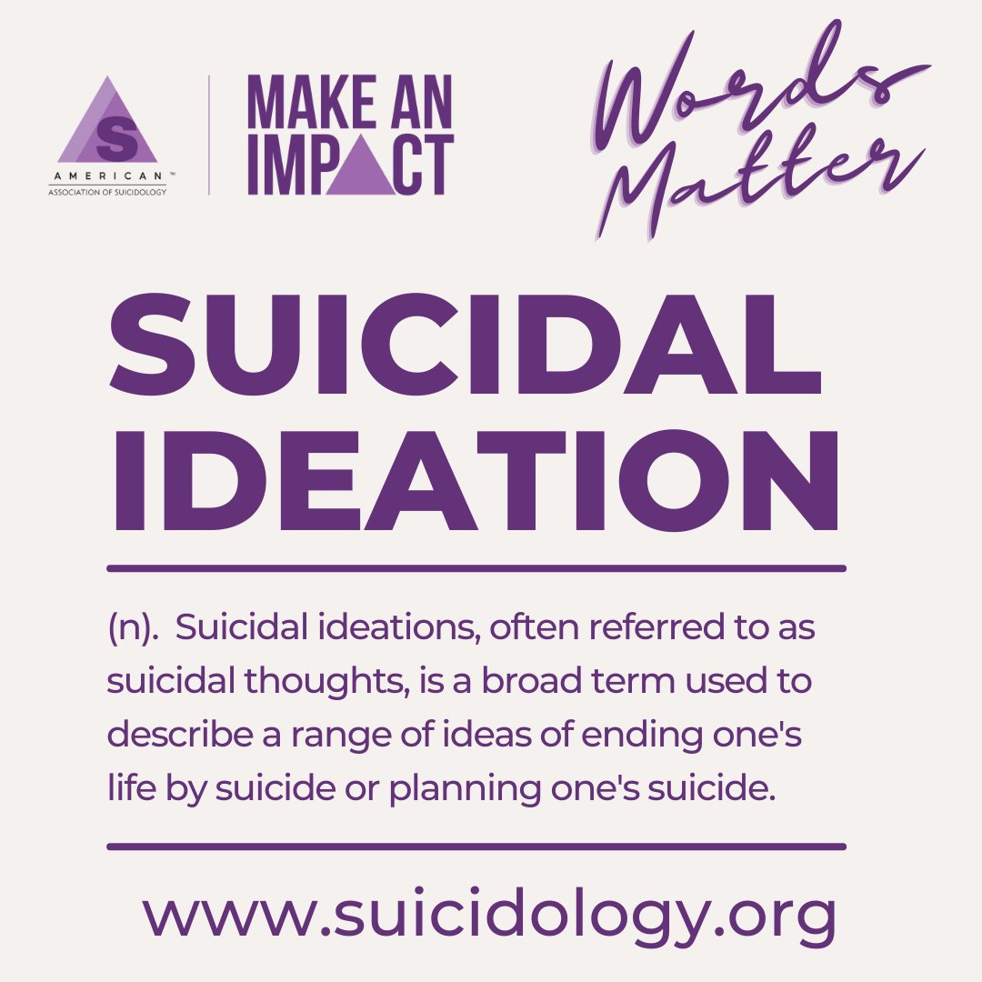AASuicidology's tweet image. #WordsMatter: The knowledge and use of appropriate terminology when dealing with issues related to #suicide helps to reduce stigma associated with help seeking. 

For more resources, visit suicidology.org.

#AASMakeAnImpact #suicideprevention #mentalhealth