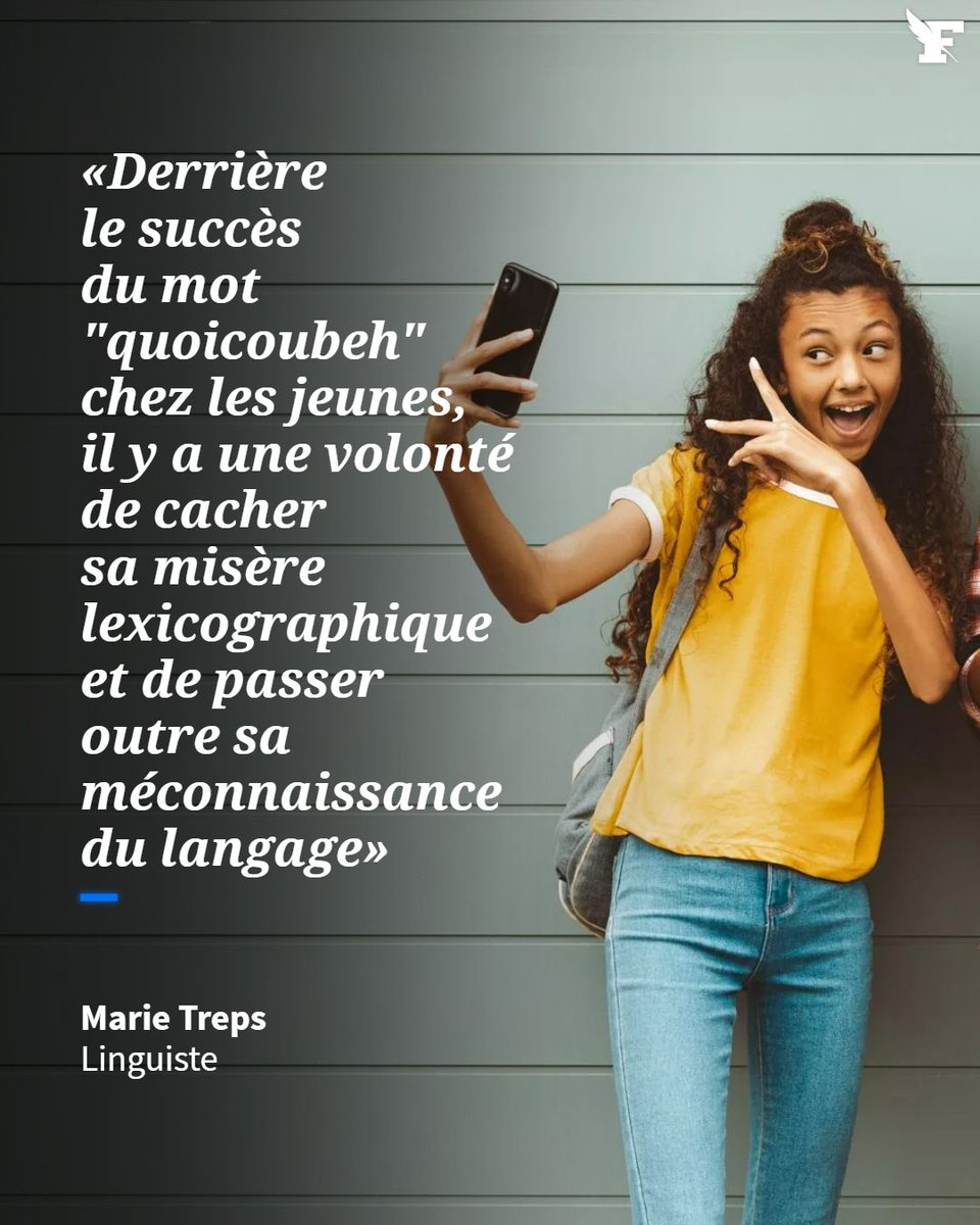Ok, mais elle a l'air un peu jeune pour être linguiste.