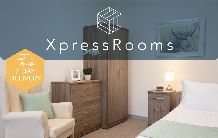 Enhance resident rooms fast and effectively with XpressRooms from Countrywide Healthcare.

Stylish, cost-effective refit bedroom packages delivered in 7 days to help accelerate room occupancy.  Packages available now from only £650*

Call 01226 982 454 lnkd.in/eaKzyVAN
