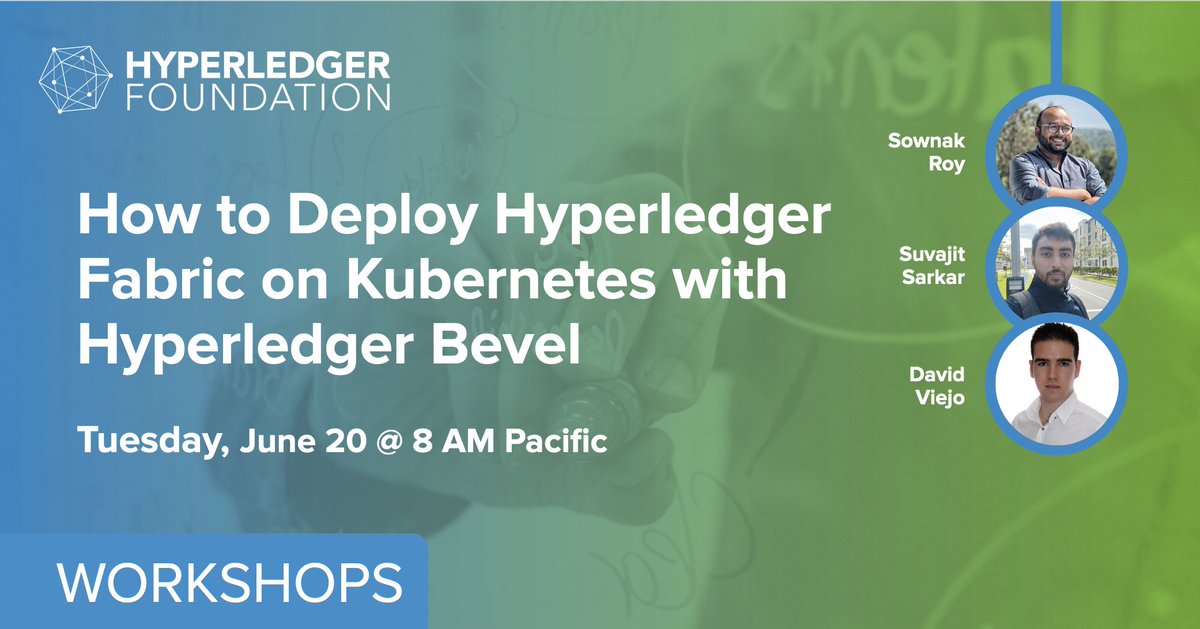 On Tues, June 20 at 8AM pacific join us for an in-depth technical workshop and demonstration of using Bevel and the new Bevel-Operator-Fabric to deploy #HyperledgerFabric on #Kubernetes

hubs.la/Q01S6LmY0