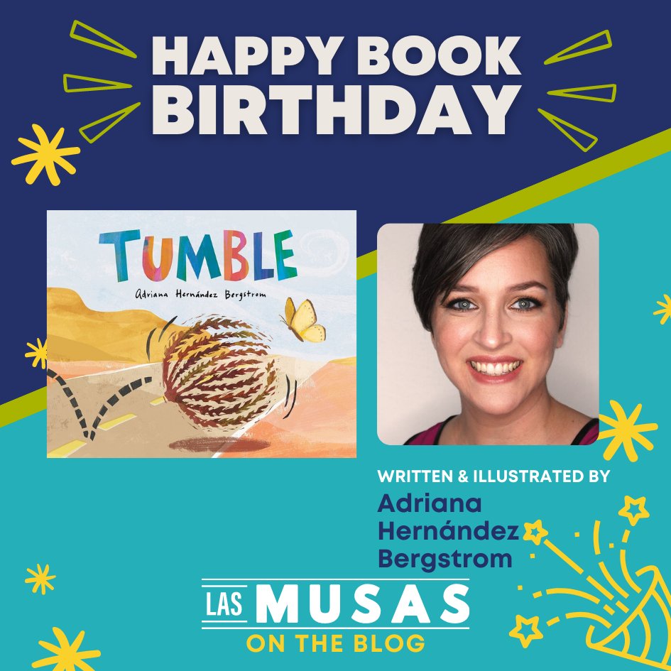 Happy Book Birthday to Tumble by Adriana Hernández Bergstrom! 🎉 🥳 Congratulations, @adriprints! Wishing you the best! #kidlit #pb #picturebook #writing community #pb #picturebook #writingcommunity