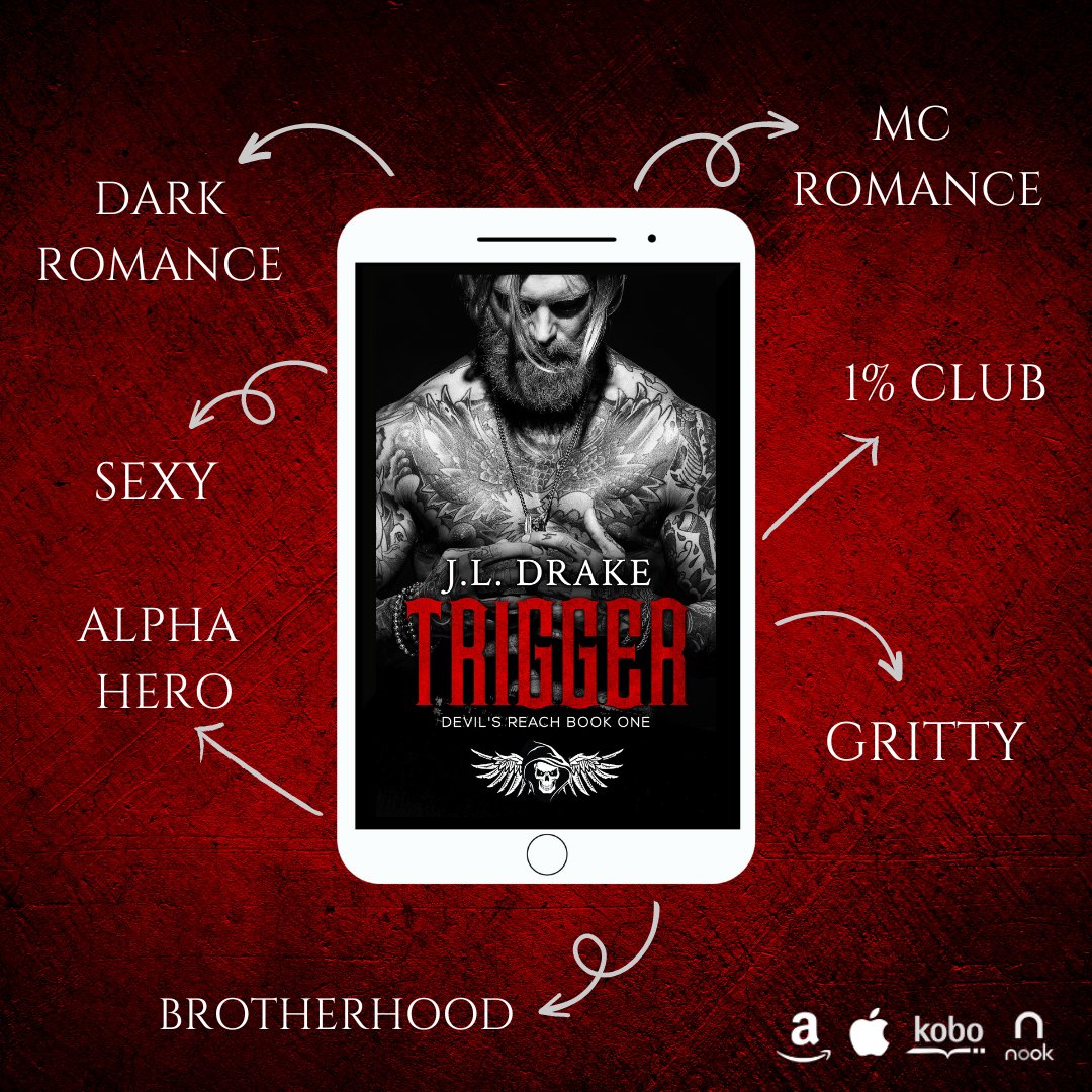 The demons inside were a constant battle.
…until she changed everything.
🖤🖤❤️❤️
Trigger: books2read.com/u/4joGJv
18+ 
The entire trilogy is available 
#jldrake #jldrakebooks #mcromance #DarkReads #RomanticSuspense