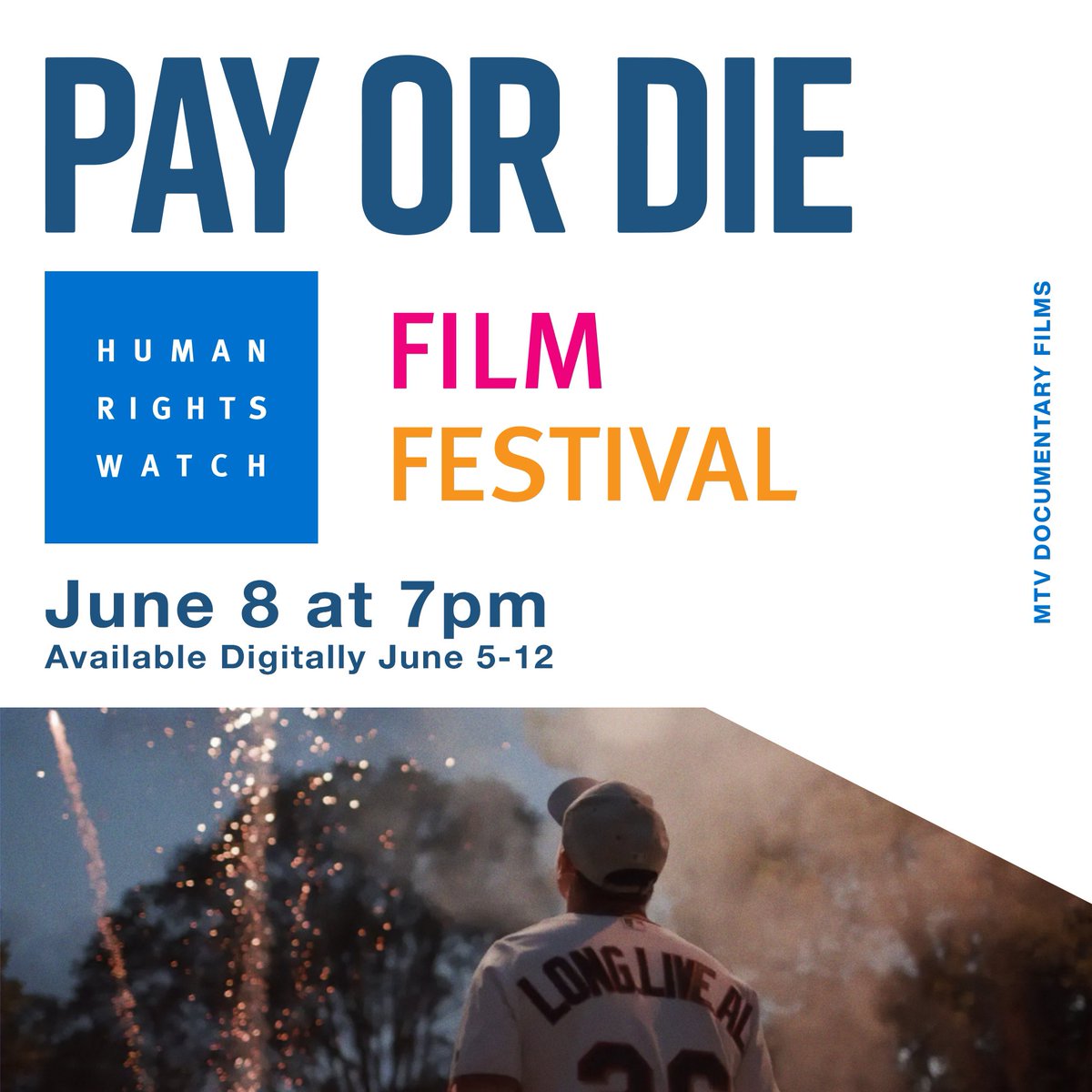 mtvdocs's tweet photo. This week at @hrwfilmfestival! PAY OR DIE explores the crushing financial reality for millions of insulin dependent Americans living with diabetes, as pharmaceutical companies push the price of this life saving medications to exorbitant levels: https://t.co/jga4iRPrUp https://t.co/vDNDwnFmqL