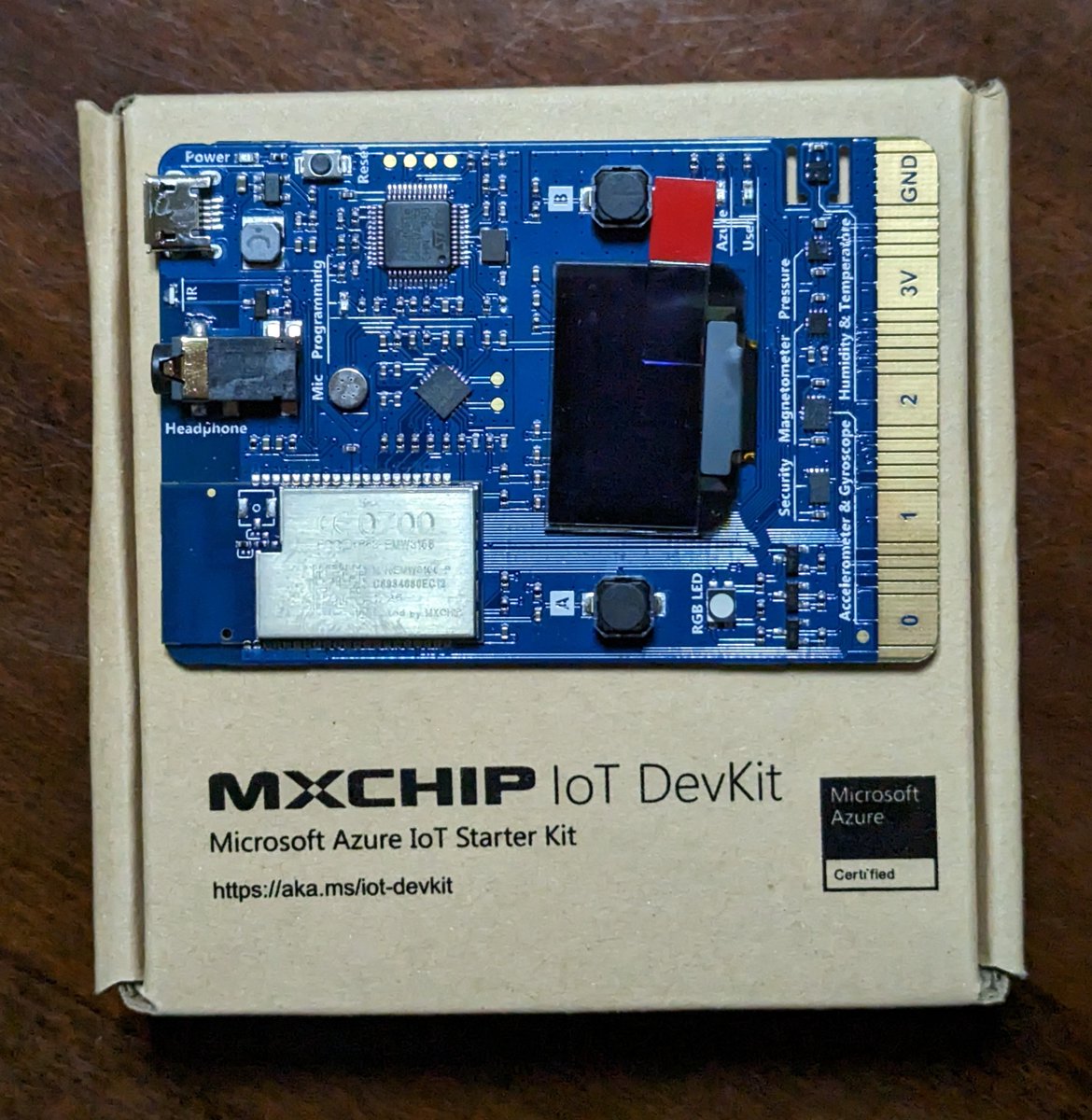 bamboo80286's tweet photo. #ALGYAN 8ๅจๅนดใฎใใฌใผใณใๅฑใใพใใใใฉใใใใใใจใใใใใพใ๏ผ #MXCHIP #IoT DevKitใฏ #Azure IoT Centralใซๆฅ็ถใใฆใฟใใใๅบๆฟไธใฎๅฐใใชๆถฒๆถใใใใใ๏ฝ https://t.co/cAxczKllBp
