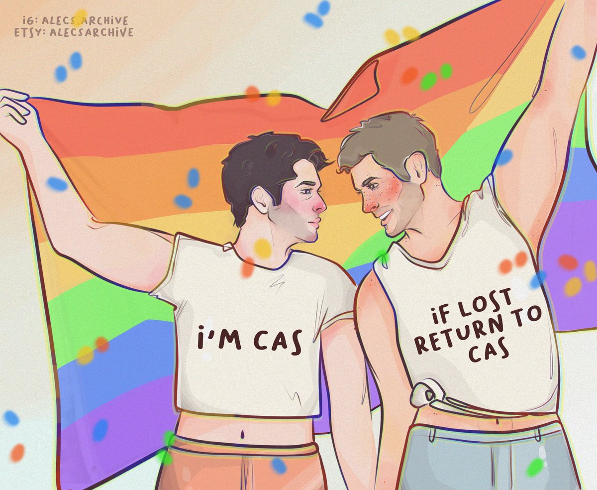 happy pride month to them and to yall !! #destiel