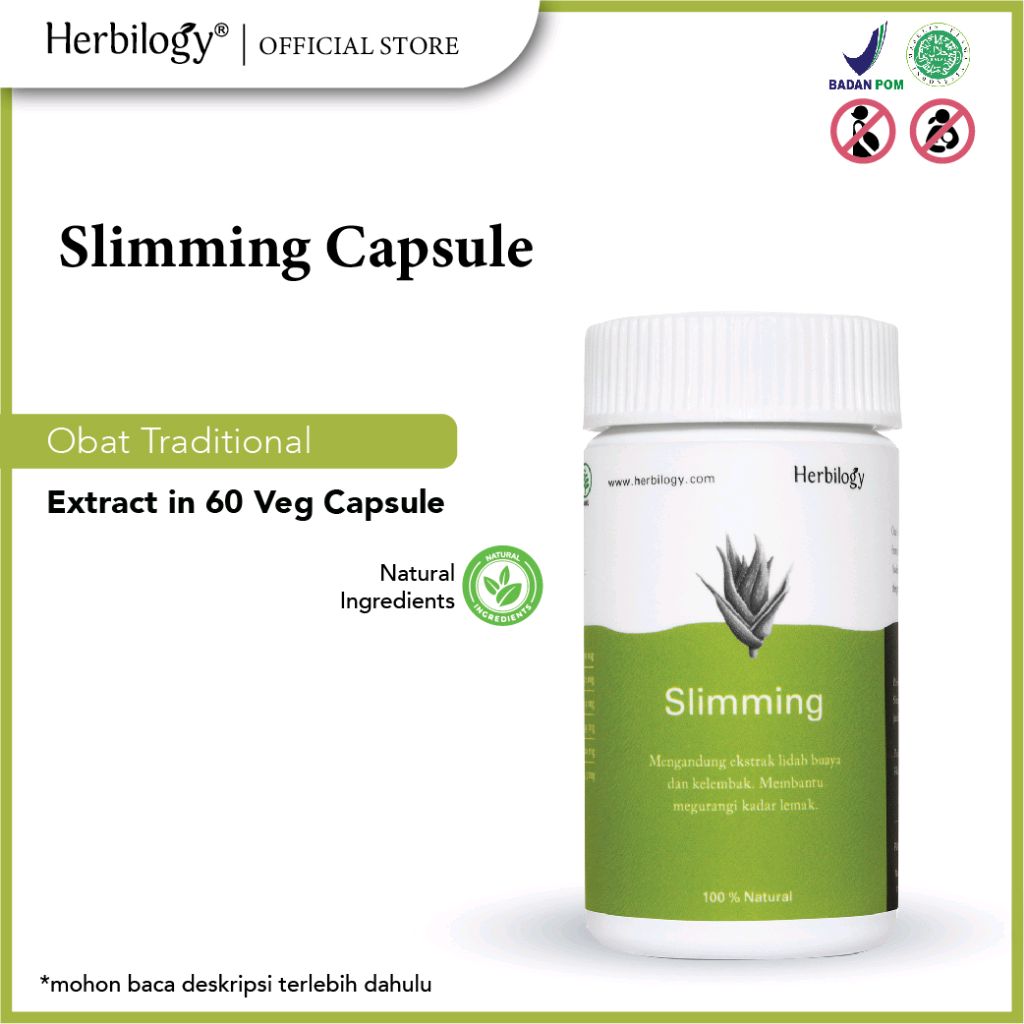 Herbilogy Slimming Capsule - 60 Capsules