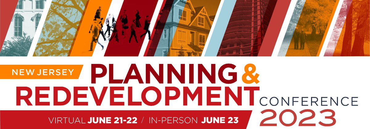 Join hundreds of #NewJersey professionals, elected officials, and #CommunityActivists who will be convening on June 21-23 at the @hyattregency #NewBrunswick for the annual NJ Planning and #Redevelopment #Conference hosted by @NewJerseyFuture & @NJ_Planning. #NJPRC23