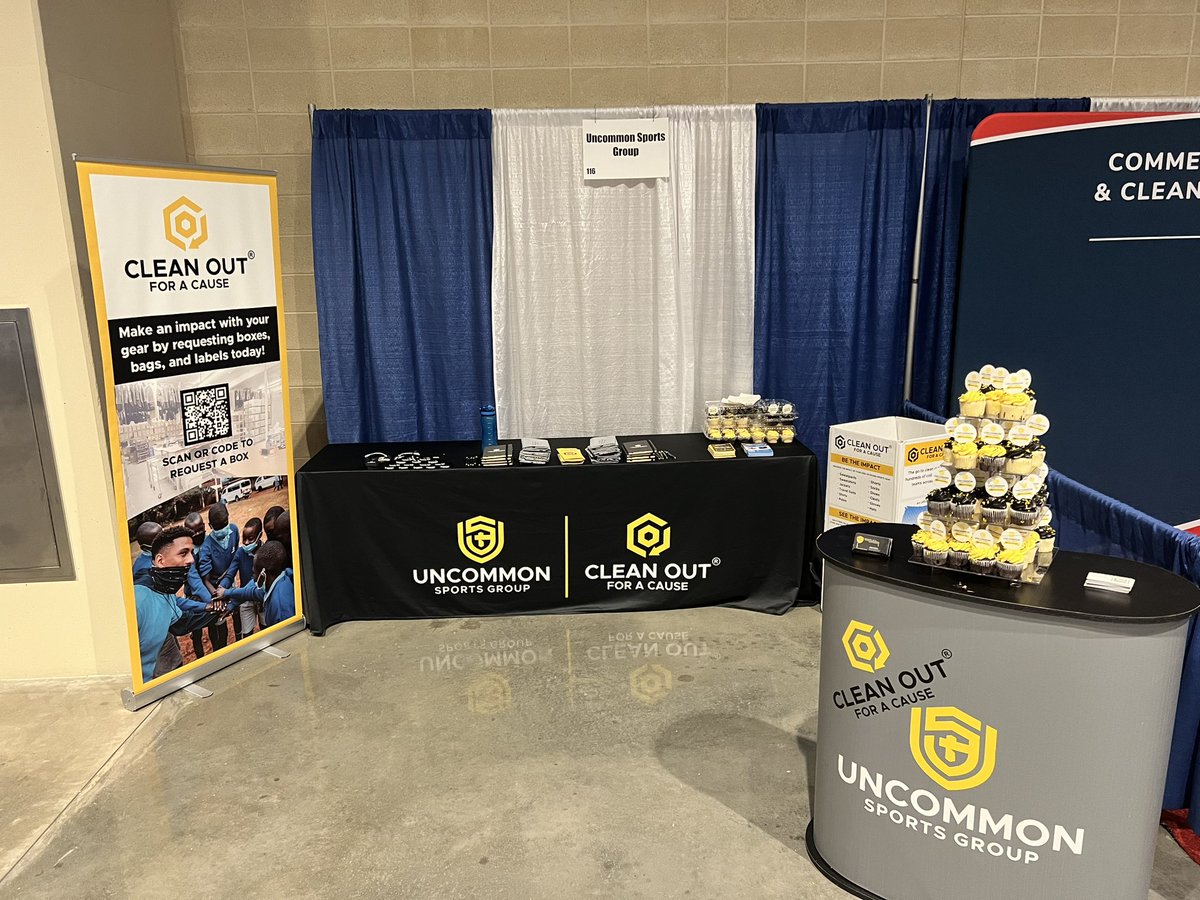 Hey @AEMA_74! Stop by and celebrate 10 years with us at booth #116! Come get your sugar fix with a cupcake with @uncommonsg #SafetyServiceSwag