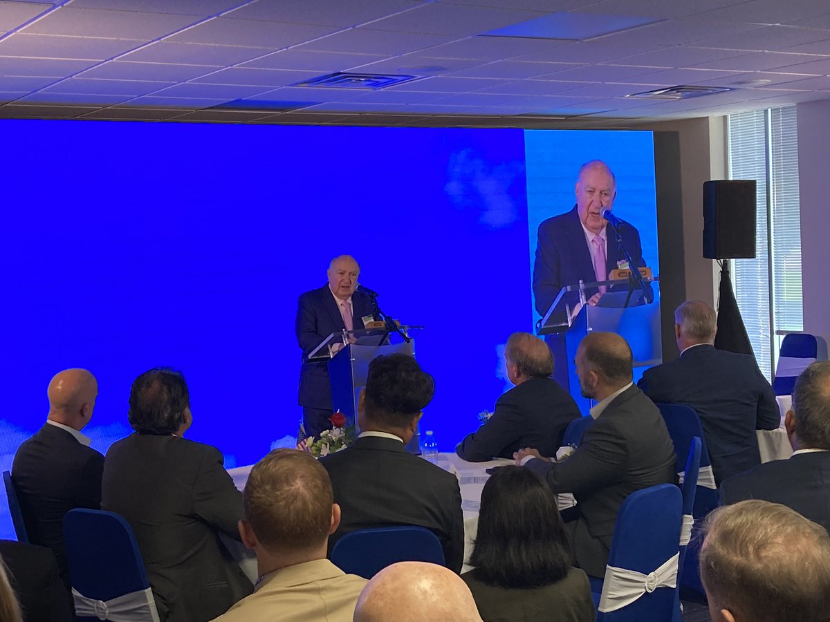 This is the scene at a groundbreaking today for Florida’s pilot project to create “clean hydrogen” in a phosphate mining area in Polk County. The state has entered into an agreement with two energy companies based in Tampa and South Korea. <a href="/wusf/">WUSF</a>