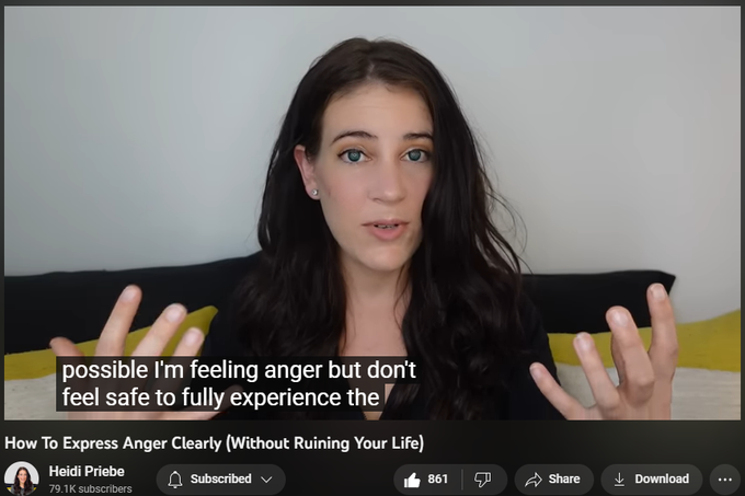 How To Express Anger Clearly (Without Ruining Your Life)
10,465 views  5 May 2023
Coping With Trauma Related Dissociation by Onno van der Hart, Kathy Steele and Suzette Boon: https://shorturl.at/ceBI2

Radical Honesty by Brad Blanton: https://shorturl.at/dJK04