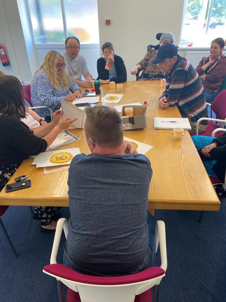 VoiceForAll3's tweet image. Great afternoon yesterday with @HFTLSCft who came in to hear VFA thoughts on the new champion badge and poster soon to displayed in a GP Practice soon.
Everyone agreed it was a great scheme and we look forward to seeing it in our GPs soon.