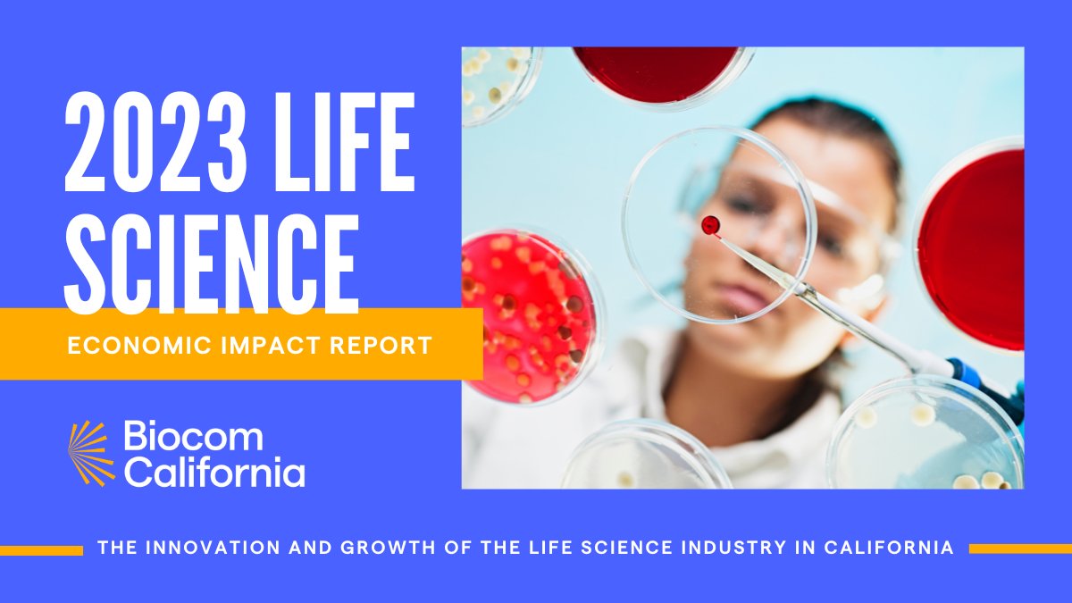 JUST RELEASED: Our 2023 Life Science Economic Impact Report shows California’s life science industry directly provides 460K+ jobs and generates $413.7B in total business output. Access the full report produced in partnership with <a href="/Deloitte/">Deloitte</a>: bit.ly/3qsIGJU