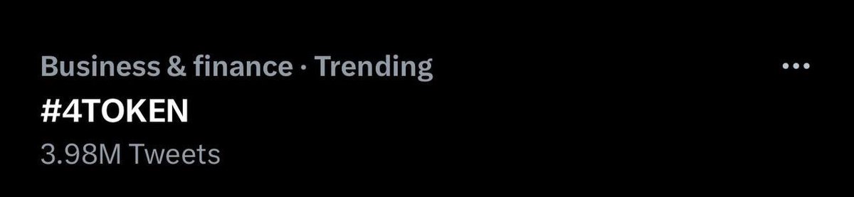 #4TOKEN is trending on twitter! ✅💚

🎉To celebrate we are giving away 400k $4TOKEN 

✅Quote Retweet w/ #4TOKEN 
✅Follow @ignore_fud 

🏆4 Winner (100k each)
⏰Ends in 24hrs

#memecoin #BSC #ETH #CORE #1000X