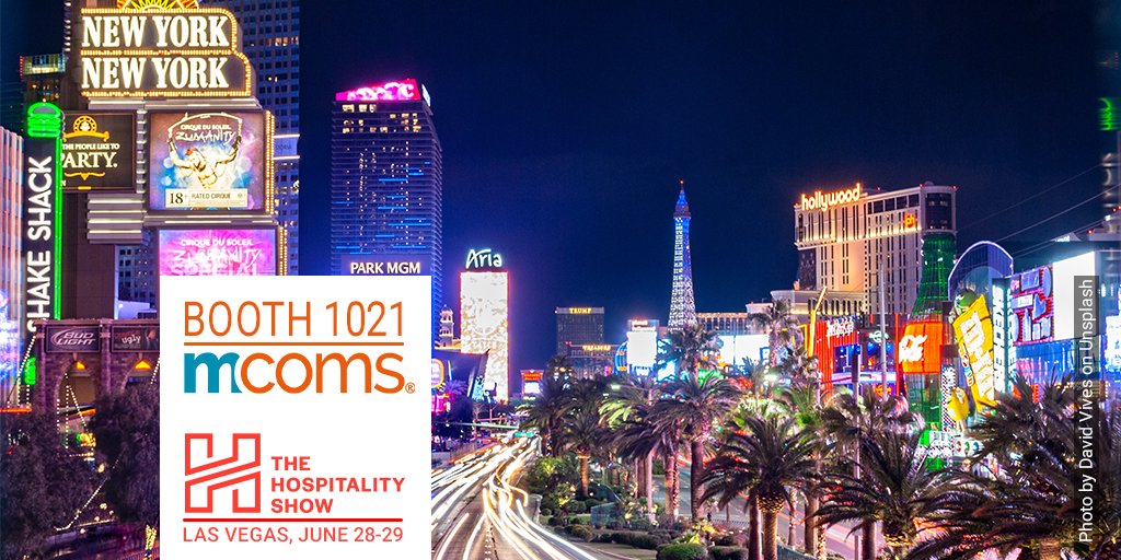 mcom_HOTstream's tweet image. MCOMS is excited to announce that will be exhibiting at The Hospitality Show, the Venetian Resort Las Vegas, June 28-29, Booth #1021
Don&apos;t miss this opportunity to discover the future of hospitality technology!
Use promo code MCOMSEXPOGUEST155 to register for free
