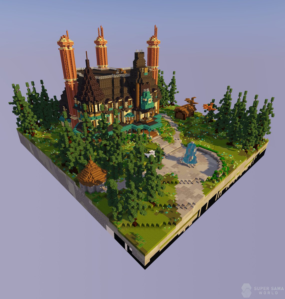 SuperSamaWorld's tweet photo. Voici le plot de Deffym : "Voici un Manoir grandement inspiré de KeyHouse (Série : Locke&amp;Key[Netflix])"

#Minecraft #Minecraftbuilds #MinecraftServer #SSW #supersamaworld #KeyHouse #LockeAndKey #Netflix https://t.co/2o8uNBrgge