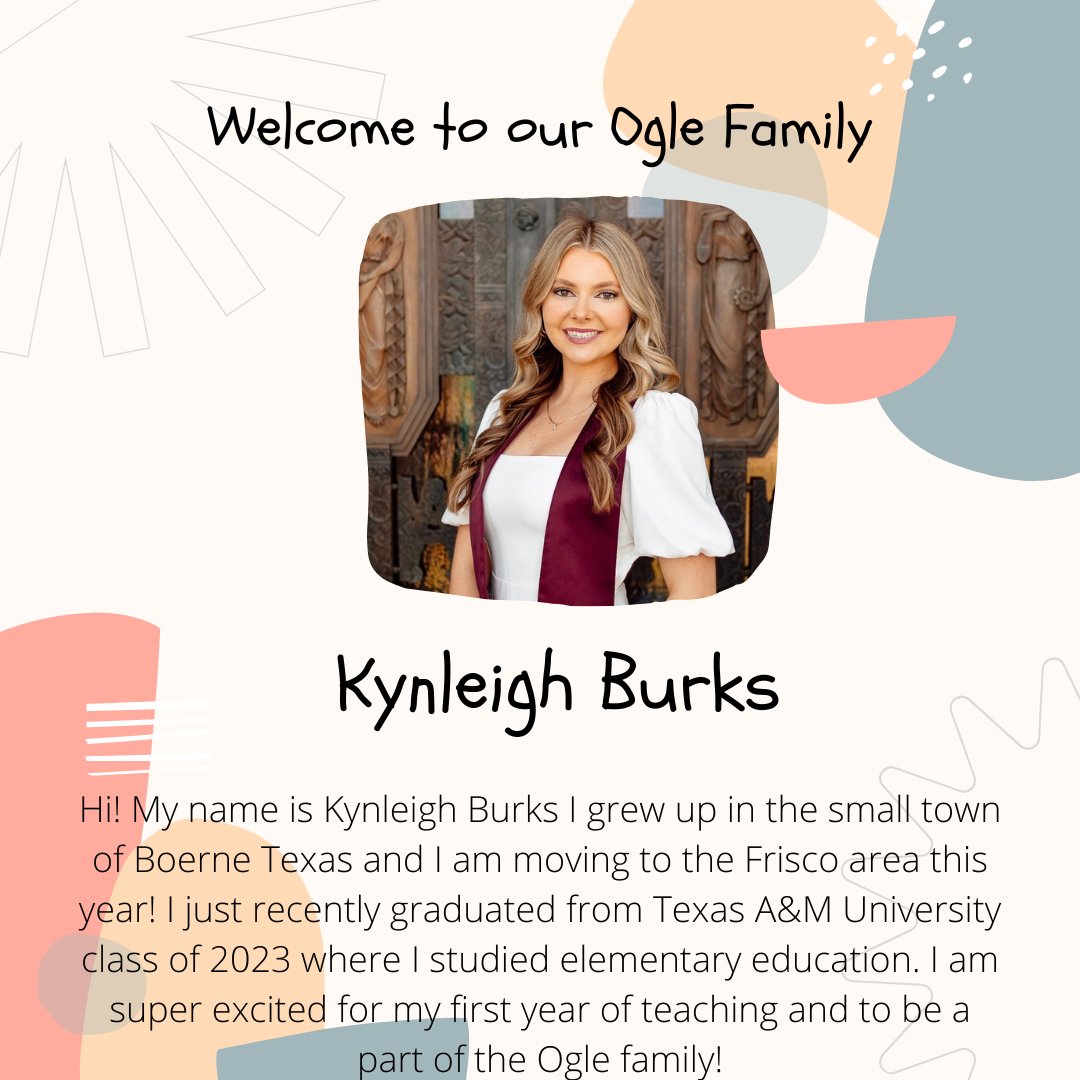 Please help us welcome Kynleigh Burks to our Ogle family!
#Ogleproud #Oglefamily