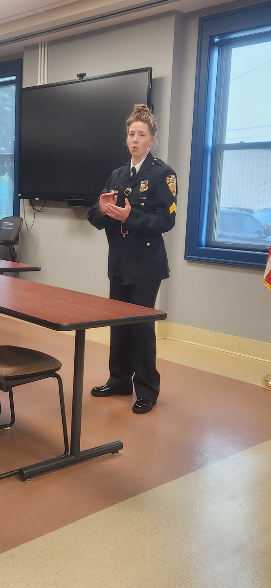 Newark PD promotes Makenzie Harris to Sergeant today. Congratulations to her on this amazing accomplishment.